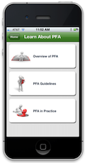 PFA mobile screen image for Learn about PFA