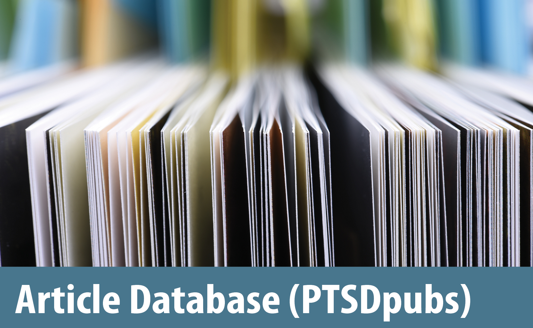 Documents with the words Article Database (PTSDpubs)